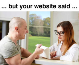 Stop Apologizing for your web site!
